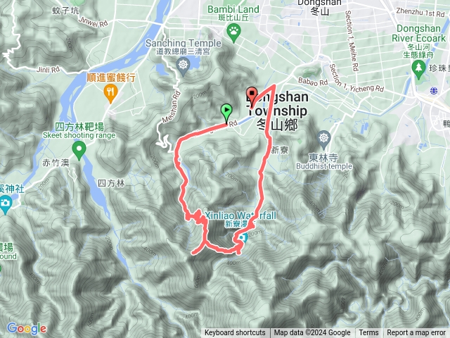 宜蘭新舊寮瀑布串聯