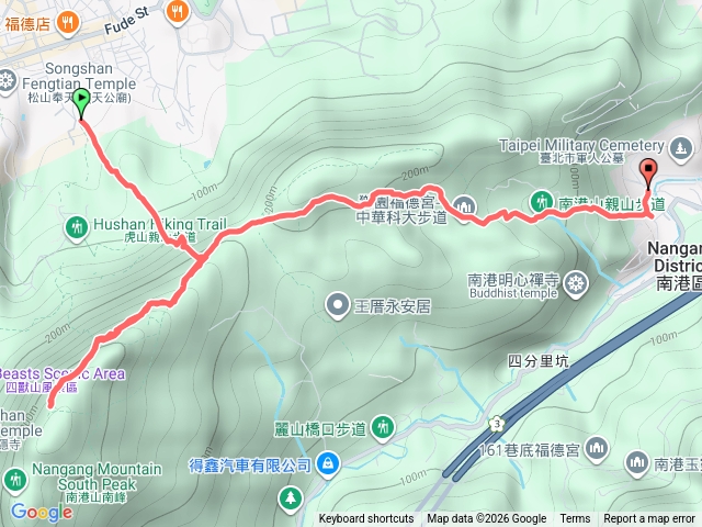慈惠堂到九五峯到中華科技大學預覽圖