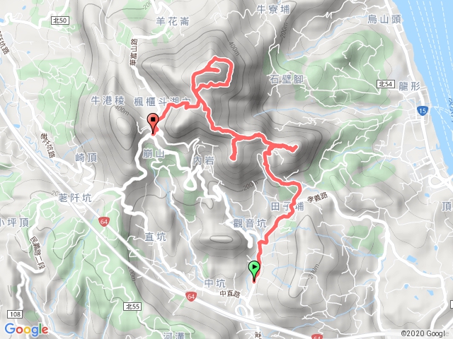觀音山 占山、鷹仔尖上硬漢嶺、下遊客中心