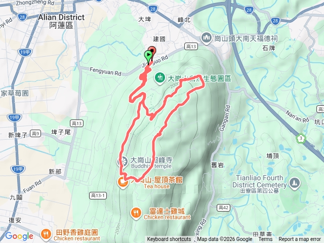 大崗山黃昏跑預覽圖