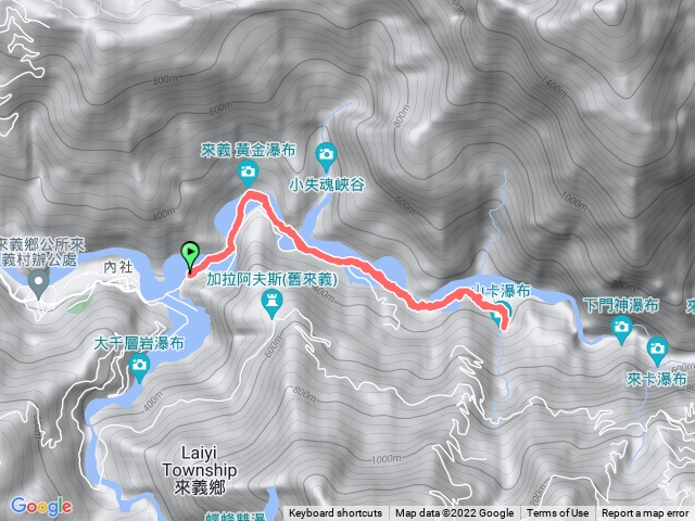 20221112_來義大峽谷 黃金瀑布 山卡瀑布