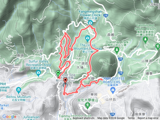 陽明山輕鬆行-瀑布、田園、露頭、水圳