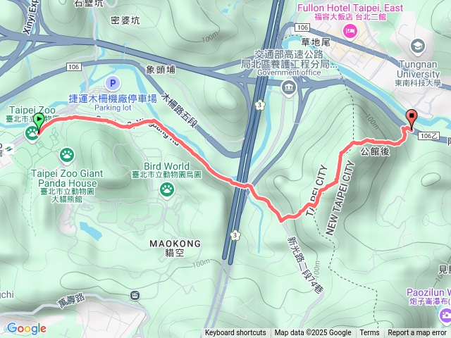 動物園-魚衡山南峰-魚衡山-深坑