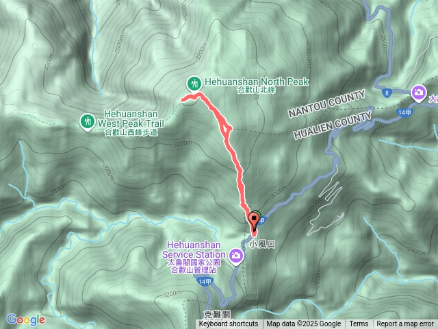 山願社141012合歡山北峰