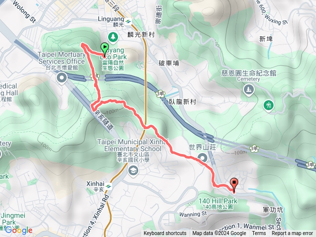 捷運麟光站至世界山莊預覽圖