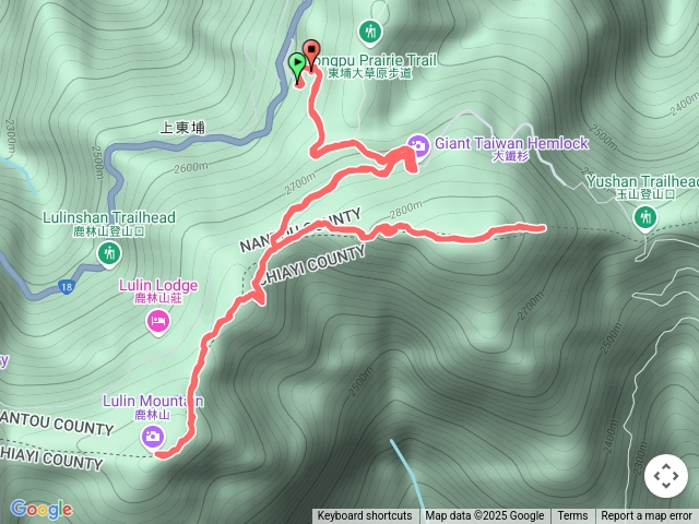 鹿林山、麟趾山大