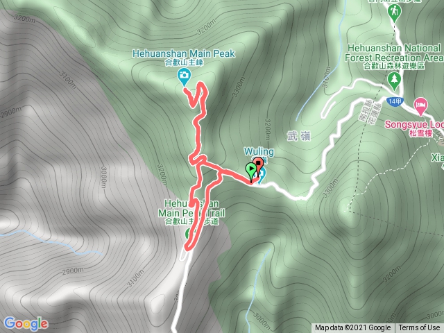 210219合歡山主峰登山