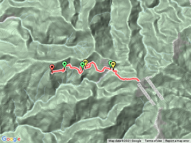 2021-4/30-5/1小關山林道-神池營地-凹古營地-小關山-神池營地-小關山林道登山口