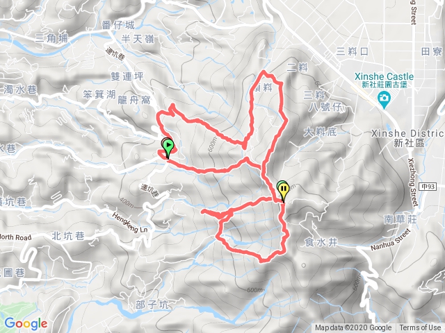 大坑2、3、4、5-1、5、1號連走