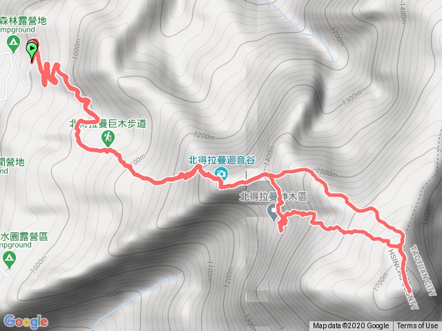 北得拉曼+內鳥嘴山