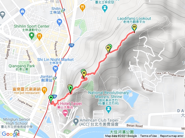 小百岳集起來劍潭山親山步道202104120936