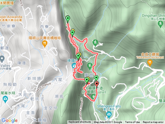 坪頂古、新圳，登峰圳、大崎頭步道