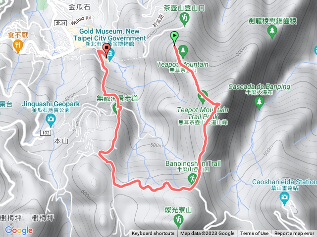 無耳茶壺山-半屏山步道-黃金博物館