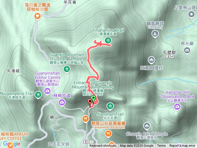 小百岳集起來硬漢嶺步道(觀音山)20250215115612