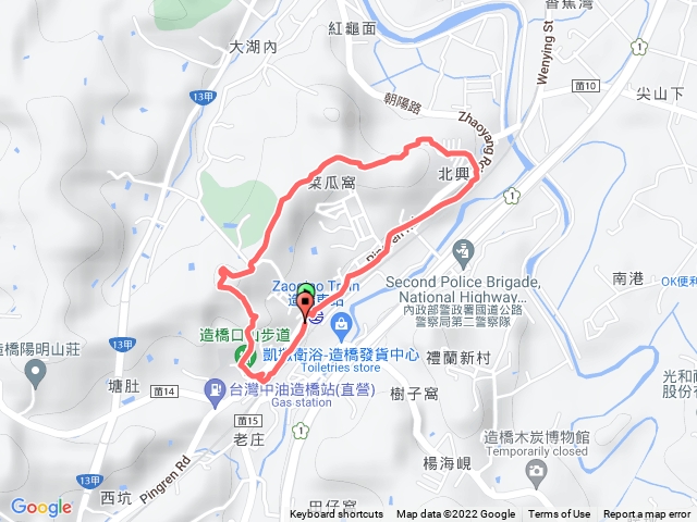 造橋口山古道