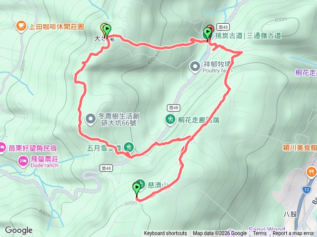 挑炭古道三通嶺古道（大坑尾山慈濟山）預覽圖