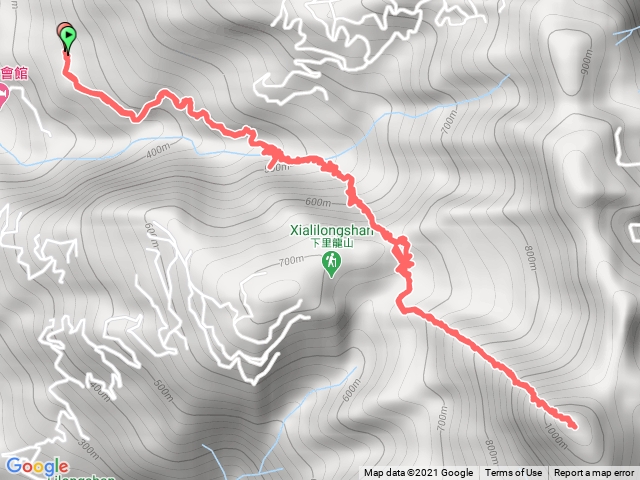 里龍山北登山口