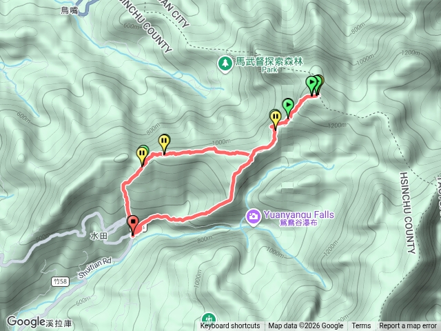 水田林道外鳥嘴山O繞預覽圖