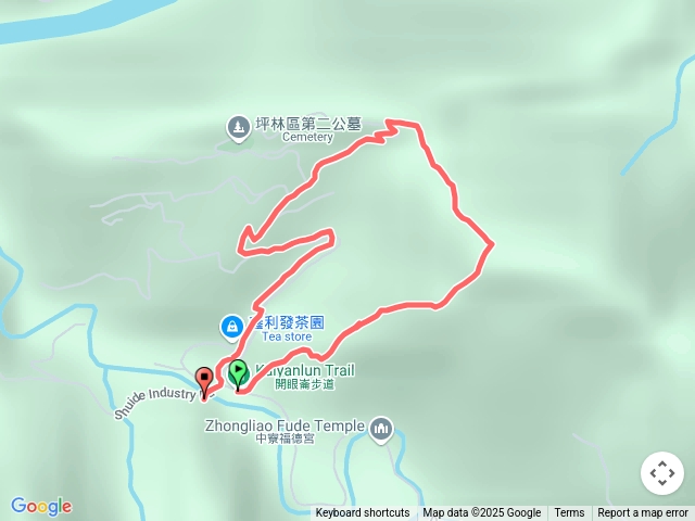 開眼崙o型步道（會經過茶園）預覽圖