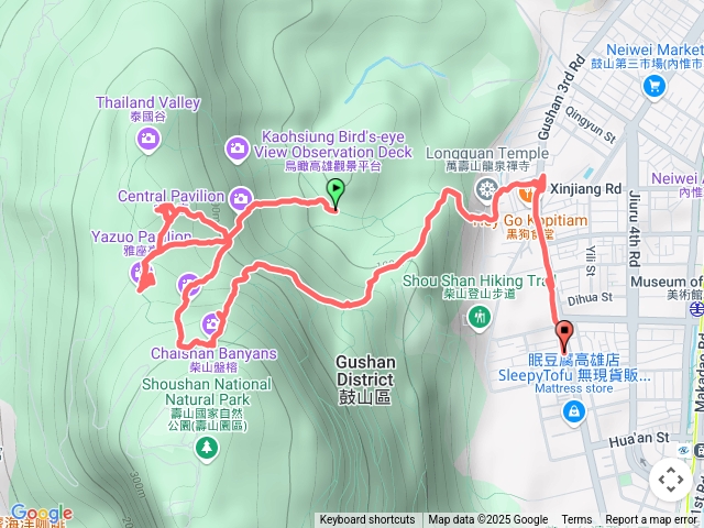 柴山總統府，雅座，北峰嶺，四棵榕