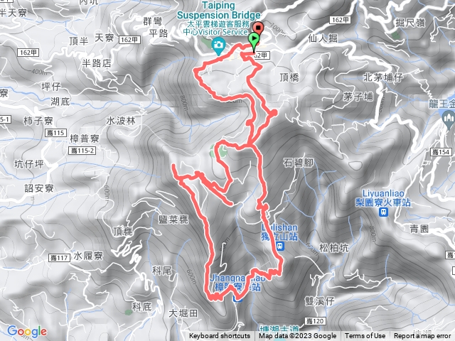 雲嘉南五峰（太平老街起登）