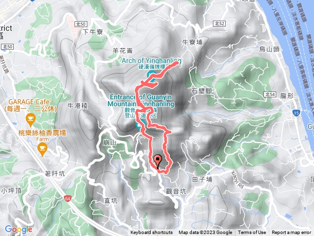 觀音山 鷹仔尖 大石壁 象牙石 硬漢嶺二刷