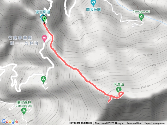 2021 10 25凌空廊道大混山