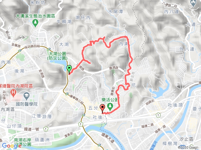 2019-02-23 內湖 康樂山-明舉山-內溝溪生態步道-樂活公園