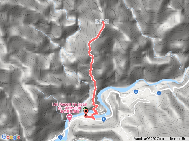 谷關七雄波津加山