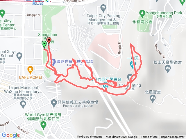 20211031象山（全真東華登山口、一線天、六巨石）