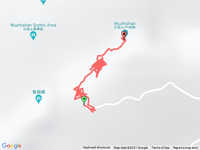 五指山_山居歲月旁捷徑至中指峰