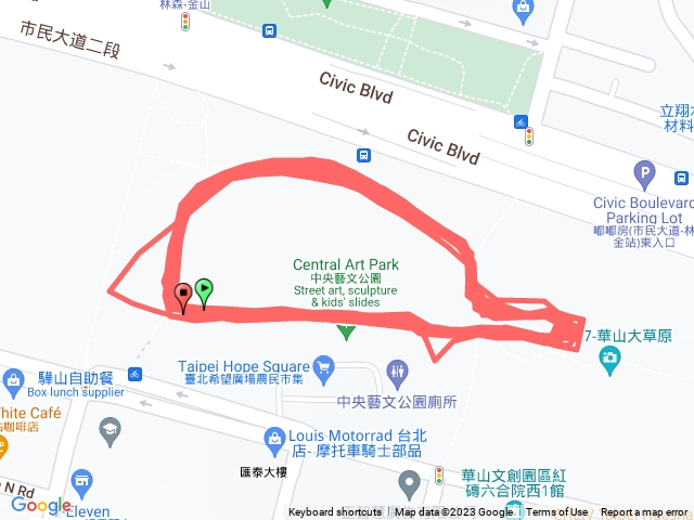 中央藝文公園_快走