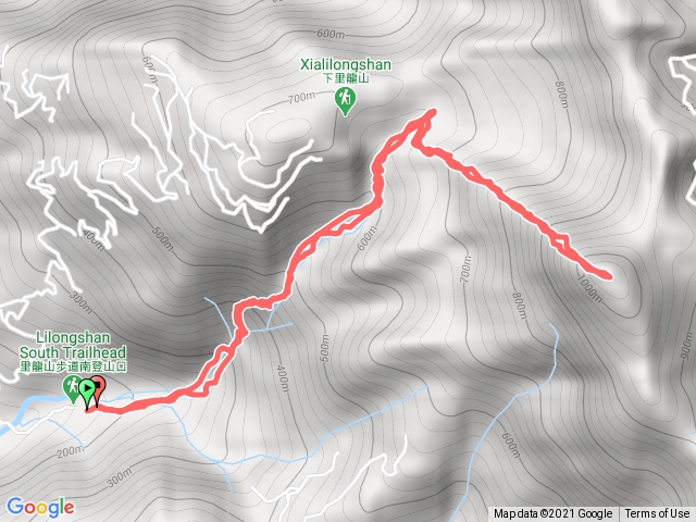 1100214里龍山南登山口