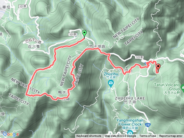 2023年台北大縱走第二段：二子坪至小油坑