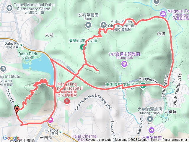 2025/1/12（台北內湖）收集三個山（白鷺鷥山、康樂山、明舉山）預覽圖