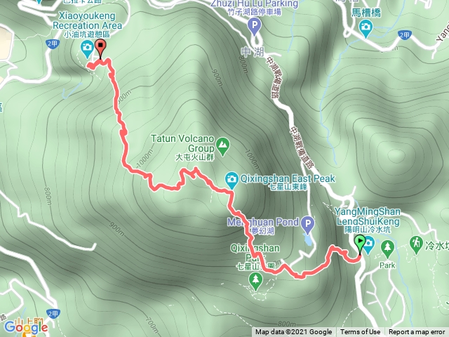 七星山(冷水坑往小油坑)
