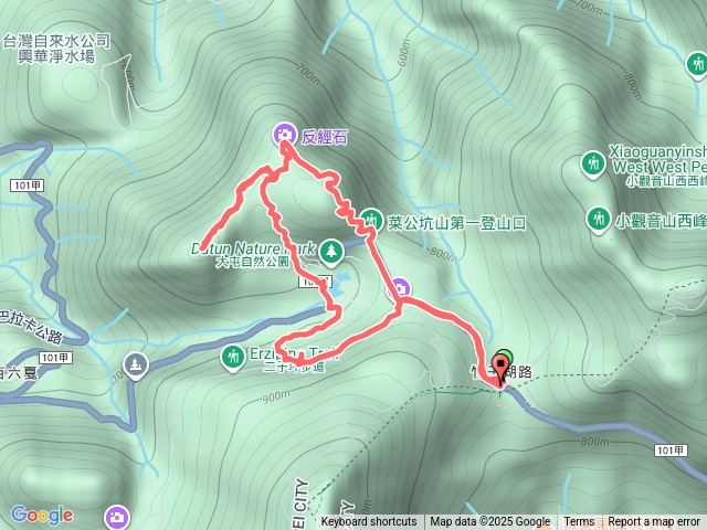 菜公坑山，二子坪步道