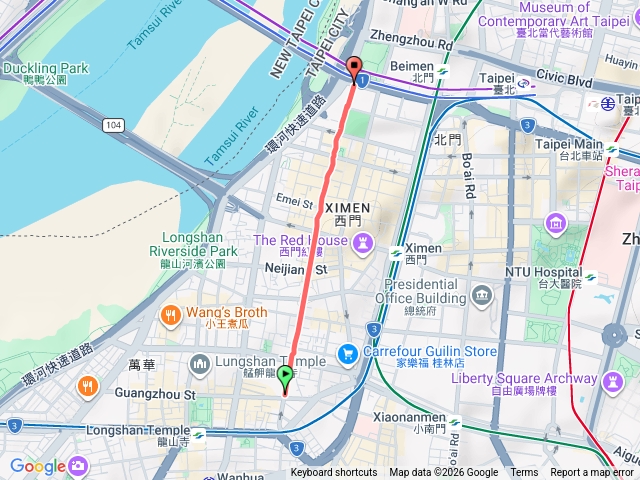 昆明街(從廣州街到忠孝西路二段)