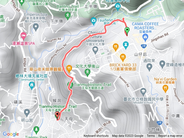 1229天母水管路古道下行