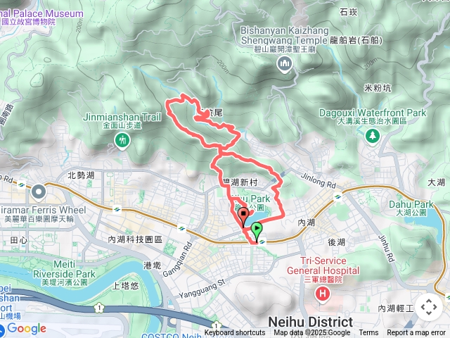 碧湖公園、碧湖山、金面山、金瑞治水園區&小金面山小8環走