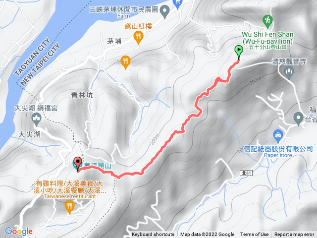 五十分山往烏塗窟