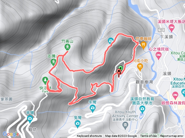 溪頭山 竹崙 志騰山 快活林 預覽圖