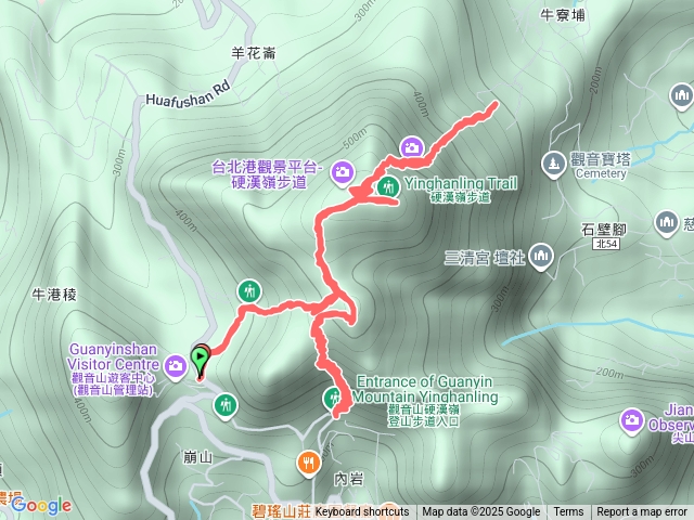 1141019三進三出觀音山硬漢嶺