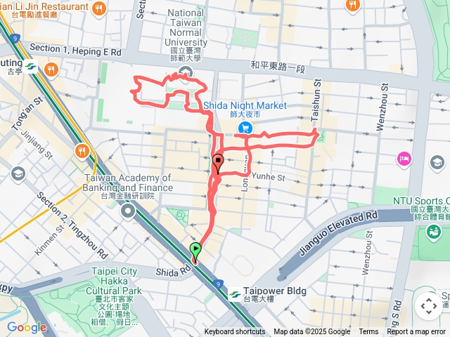 師大公園、師大本部、師大夜市、泰順公園預覽圖