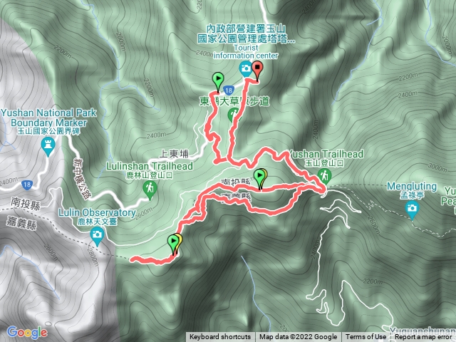 塔塔加停車場-麟趾山-鹿林山-黑森林
