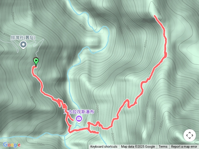 朝聖橋-射鹿部落-高燕部落-旗鹽山-排雲瀑布-沙拉彎瀑布