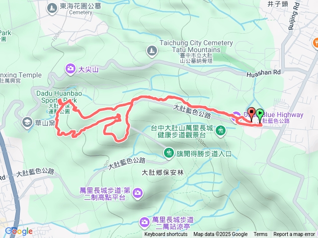 大肚環保公園登山步道預覽圖