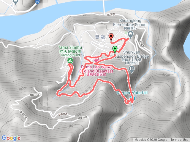 雙龍橋瀑布0型縱走10 30