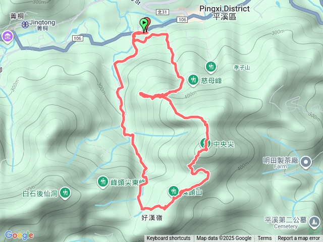 慈恩嶺--中央尖--臭頭山