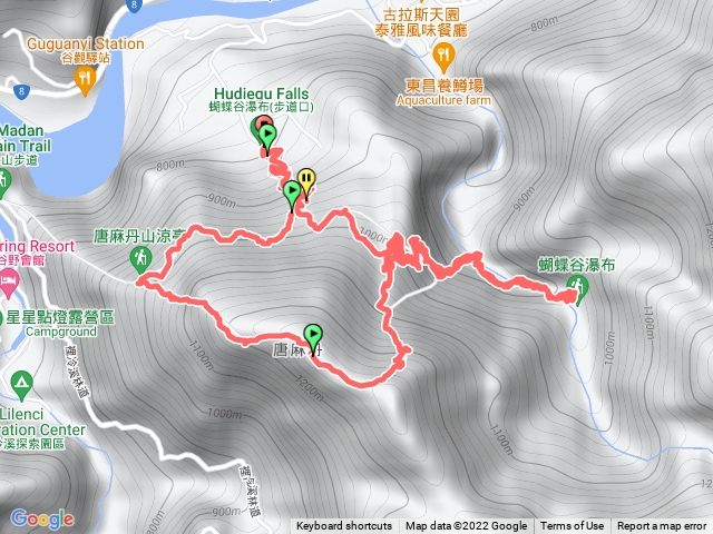 唐麻山步道O型+蝴蝶谷瀑布